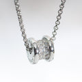 Bvlgari Zero 1 Silver Cubic Zirconia Necklace