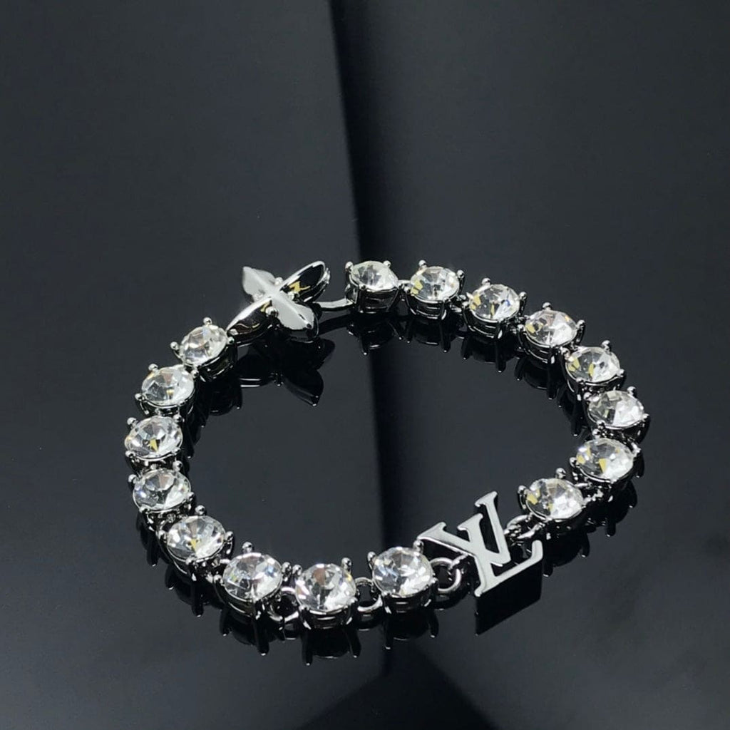 18K Louis Vuitton Crystals Bracelet