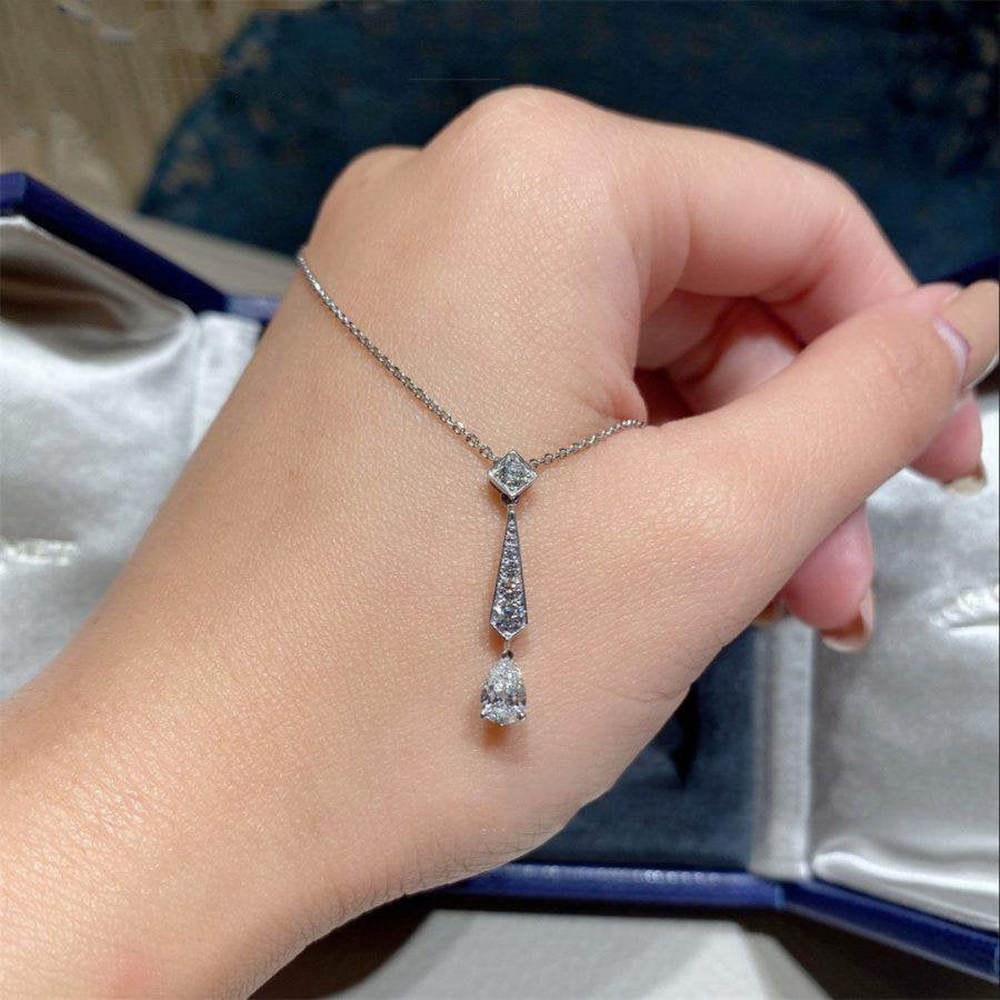 Chaumet Josephine Silver Cubic Zirconia Necklace - Style 1