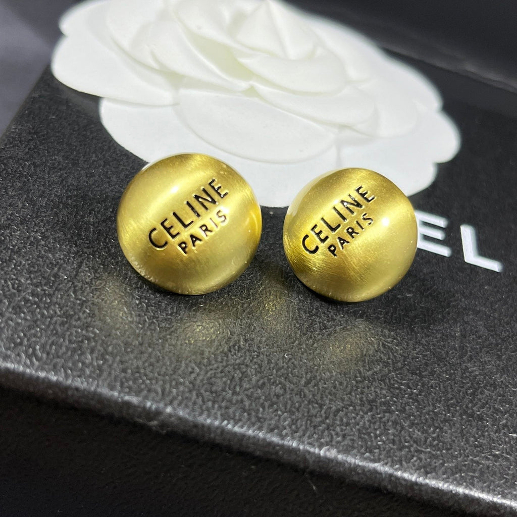 18K Celine Cicle Earrings